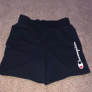 Dark blue champion kid shorts